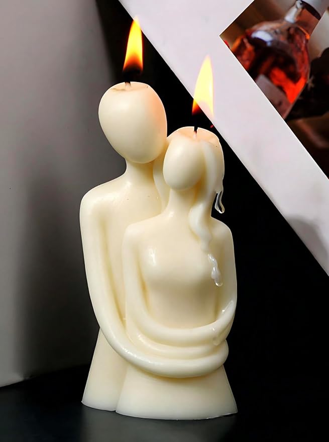 Soulsia Fragrance Candle| Couple Pillar Candle| Soy Wax