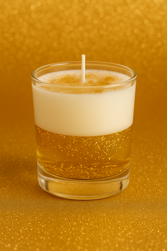 Sousia Fragrance Candles| Soy Wax| Glitter  Candle| Dubai Theme
