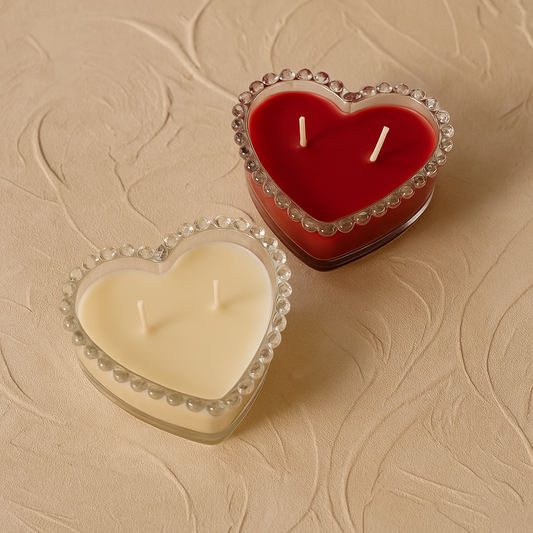 Soulsia Luxury Fragrance Canldes| Soy Wax| Heart Candle