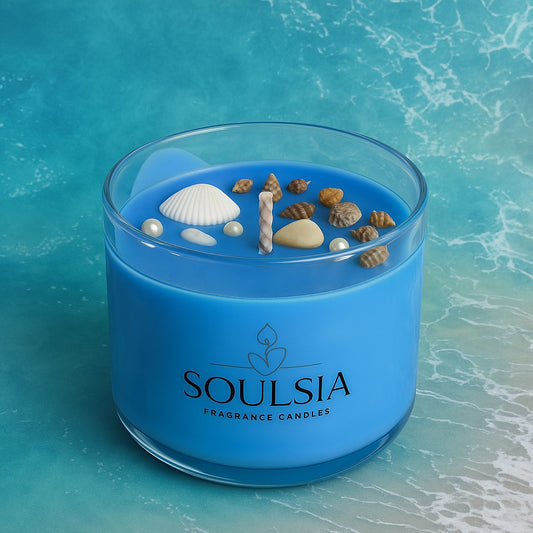 Soulsia Fragrance Candles| Soy Wax Candle | Ocean Theme Candle