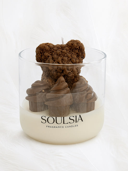Choco Teddy Candle